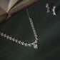 Moonlit Paisley Diamond Crush Necklace Set