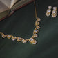 Temple Pyramid Collar Diamond Crush Necklace Set