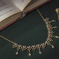 Crystal Vine Drop Diamond Crush Necklace Set