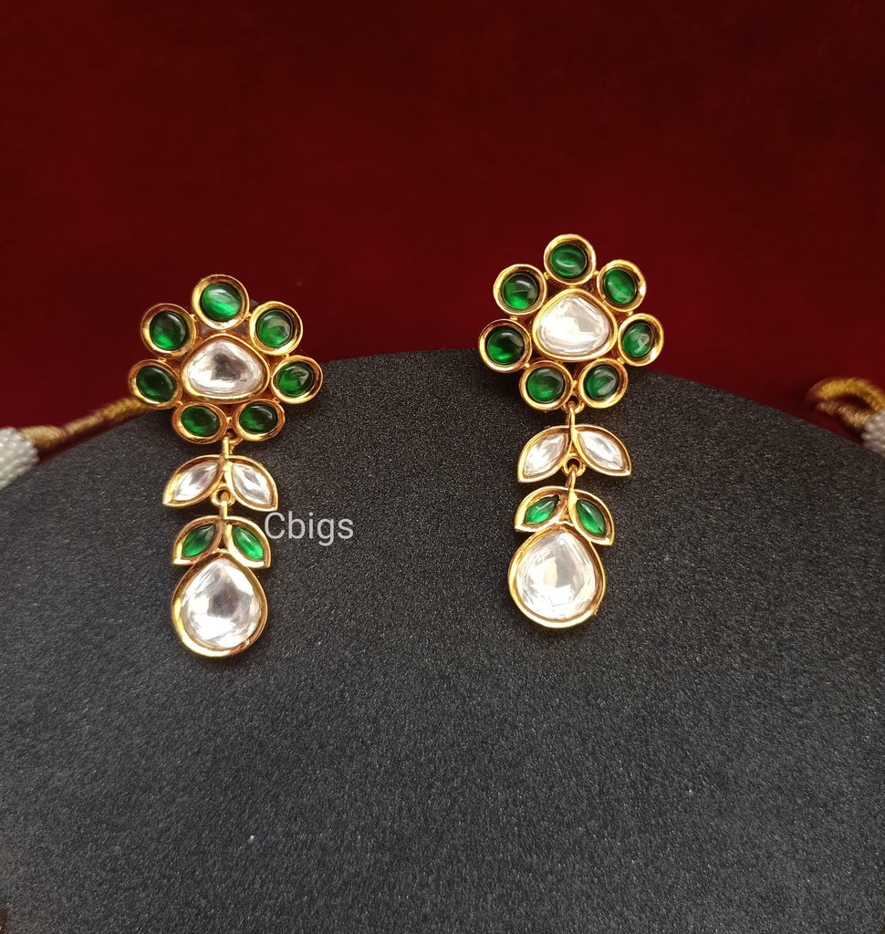 Polki kundan necklace