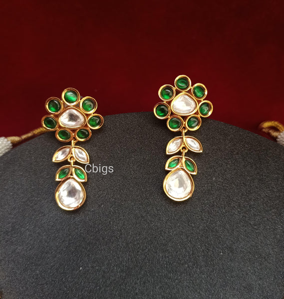 Polki kundan necklace