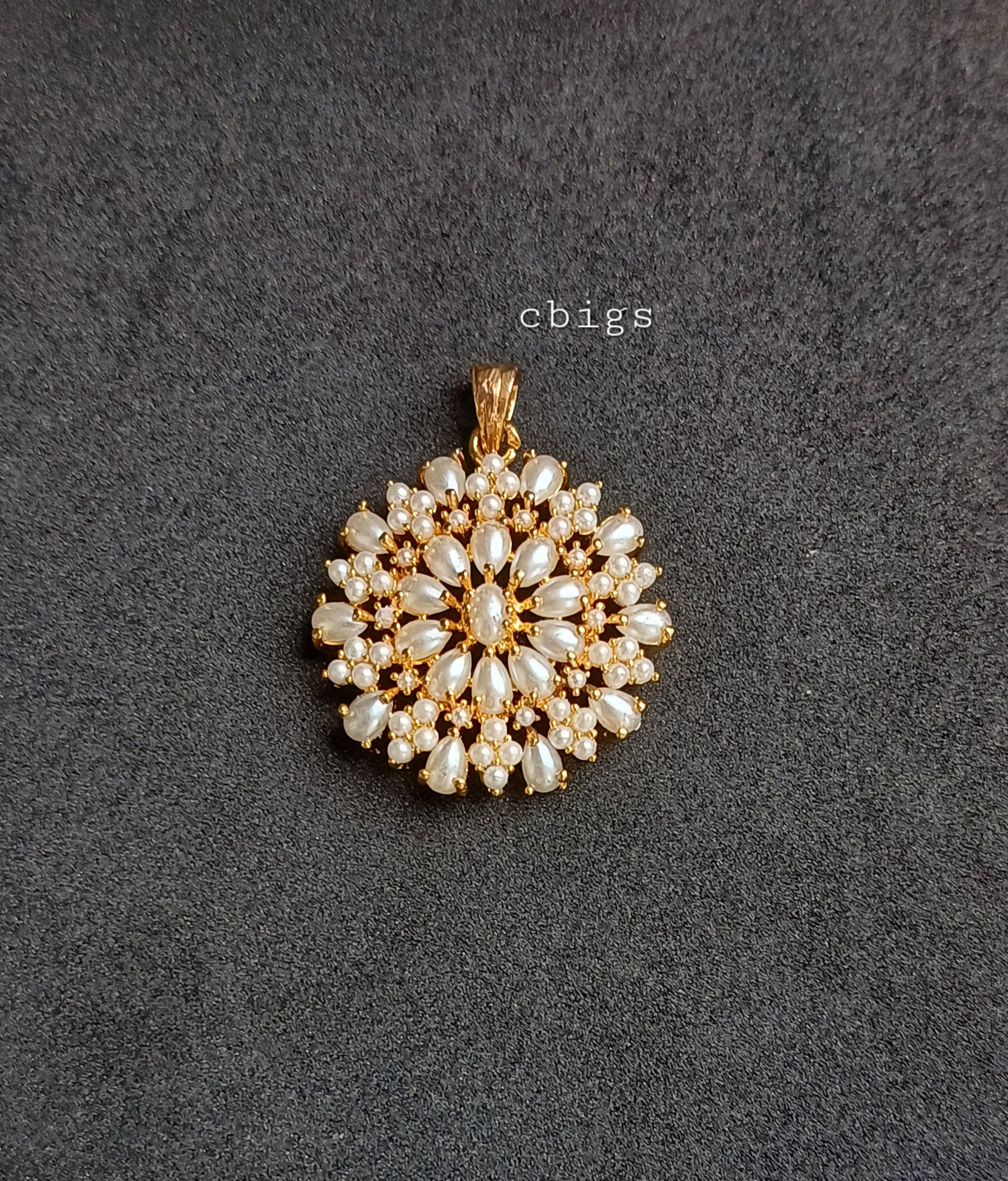 Fresh water Pearl pendant with earring set