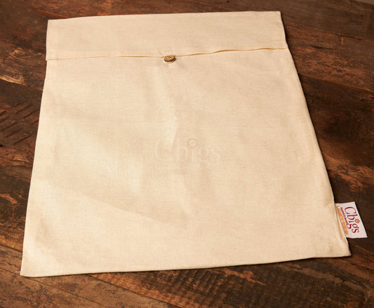 Eco-Friendly Premium Cotton Saree Bags (15 x 17 inches).