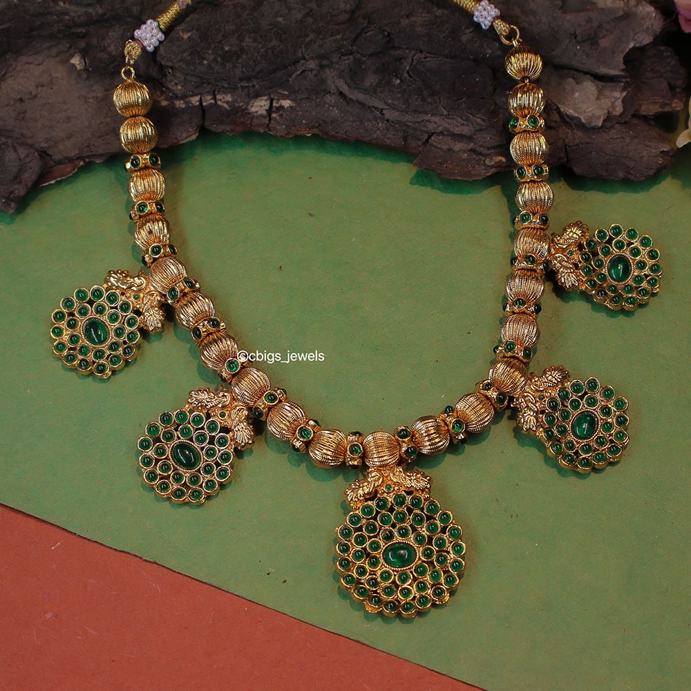Antique Emerald Necklace