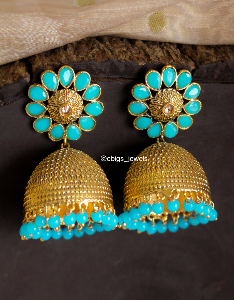 Antique Turquoise Jumka