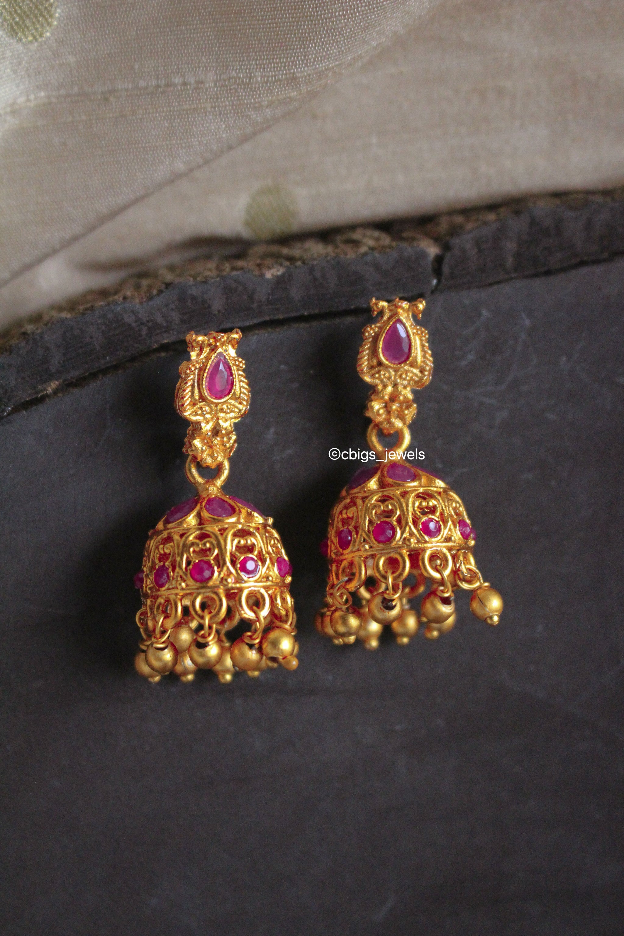 Ruby Earrings - Lagu Bandhu