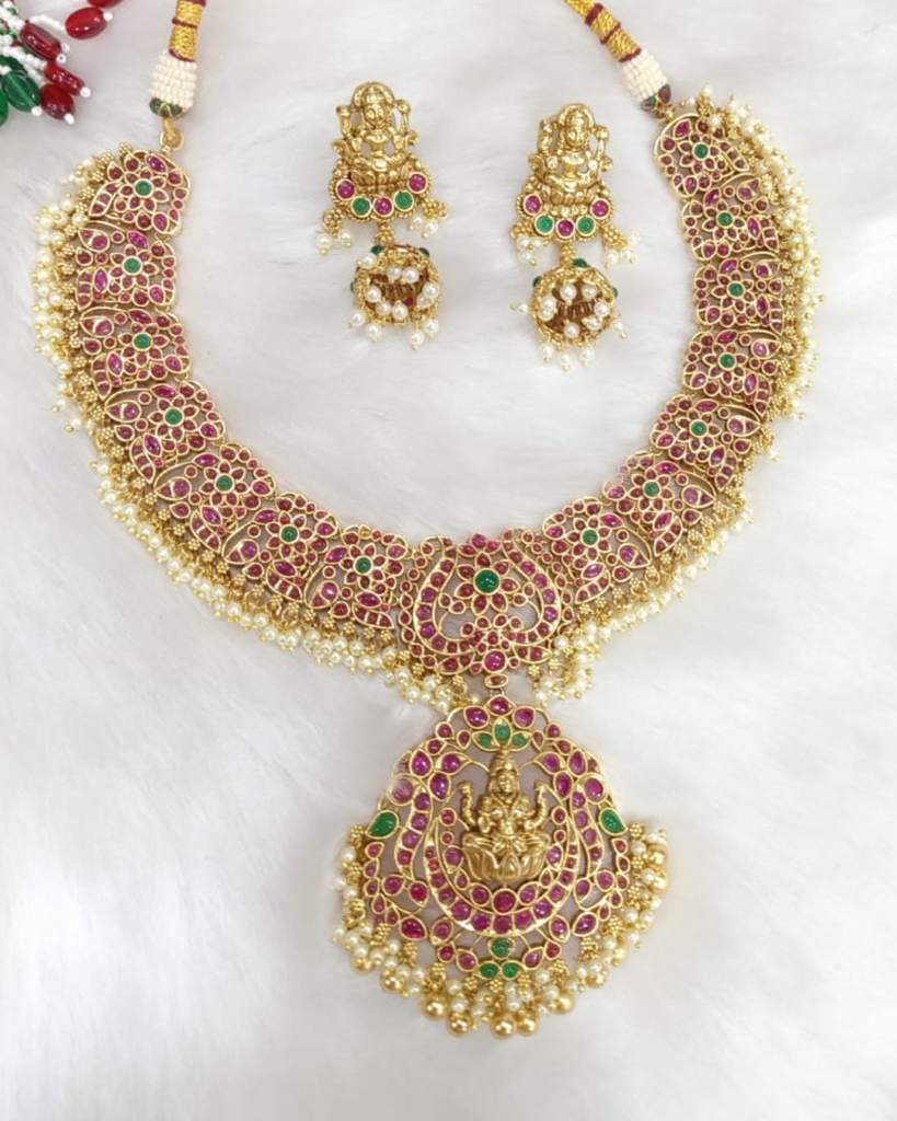 Multicoloured Lakshmi Necklace