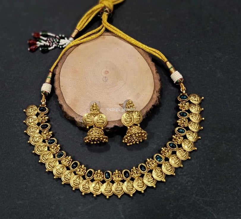 Antique Lakshmi Kasu Necklace