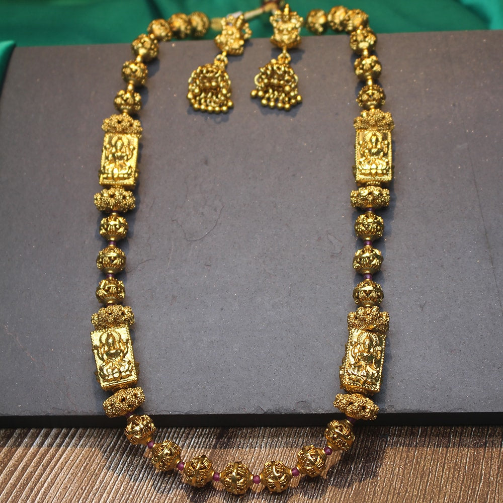 Antique Gold Mala Necklace